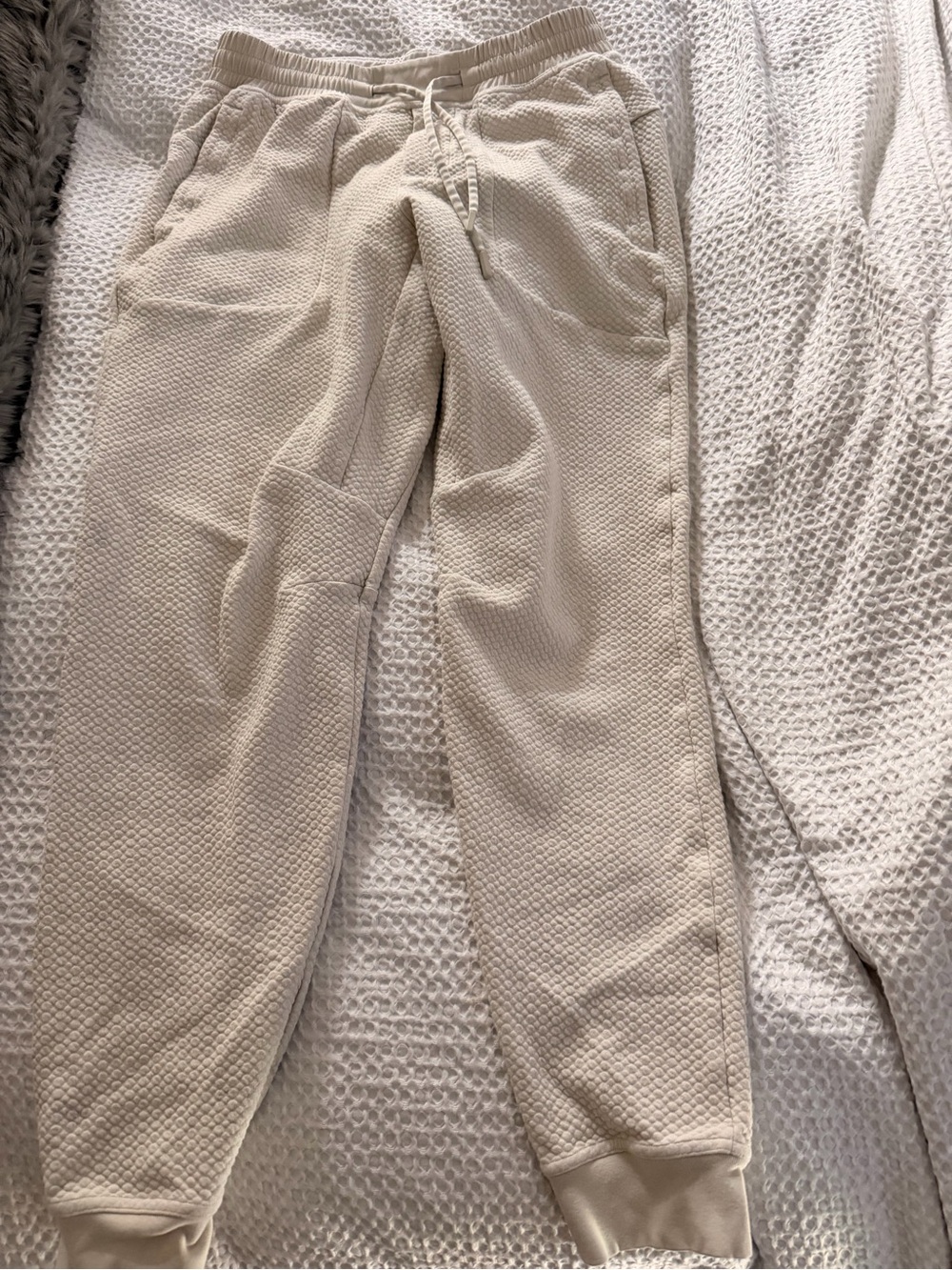 lululemon athletica Waffle-Knit Jogger Pants - Cream